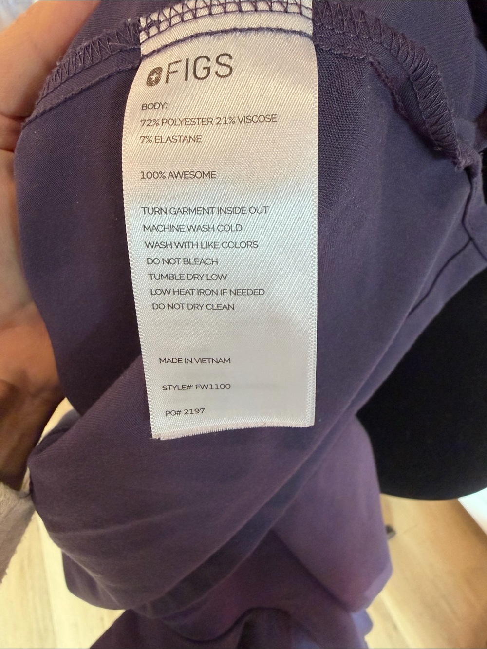 Purple Shadow pant - Picture 2 of 2